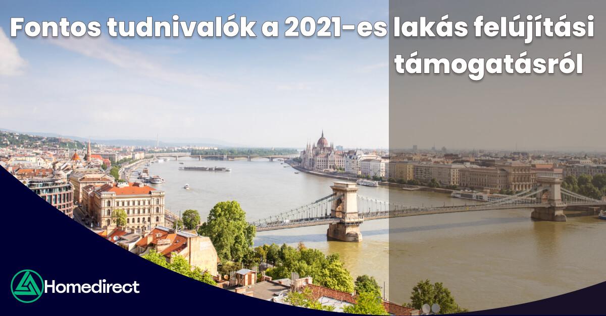 Fontos tudnivalók a 2021-es lakás felújítási támogatásról