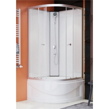 Sanimix Zuhanykabin tálcával negyedköríves mélytálcás zuhanykabin 90X90X200 - Zuhanykabinok tálcával
