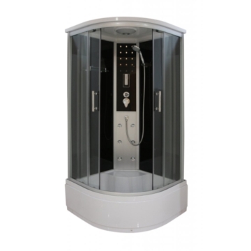 Sanotechnik VITA hidromasszázs zuhanykabin ülőtálcával, elektronikával CL97