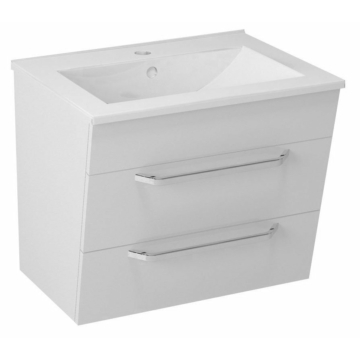 Sapho KALI 59x50x45 cm mosdótartó szekrény, mosdó nélkül, fehér, KA060-3030