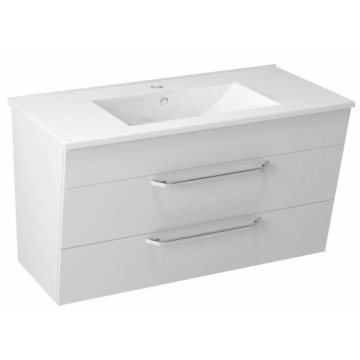 Sapho KALI mosdótartó szekrény, 2 fiókkal, 89x50x46cm, fehér