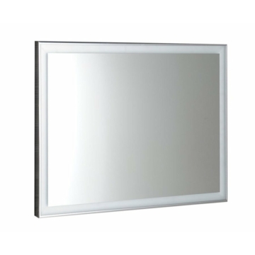 Sapho LUMINAR tükör aluminium kerettel, led világítással , 50x70 cm, NL556