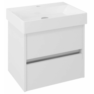 Sapho Nirona mosdótartó szekrény, 2 fiókkal, 57x51,5x43cm, fehér NR060