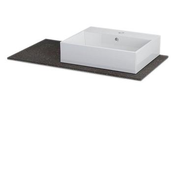 Sapho WAVE Rockstone mosdótartó pult furat nélkül 90x48cm, jobb