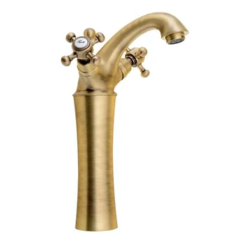 REITANO ANTEA magasított mosdócsaptelep automata leersztővel, 245mm, bronz3176L - 3176L