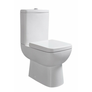 Sapho Tyana Short kombi WC, hátsó kifolyású, tartállyal, duálgombos öblítőmechanikával, 35x58,5cm 72200E