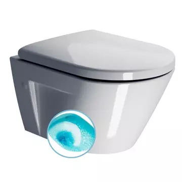 Sapho Gsi Norm Swirlflush fali WC, 50x36cm 861611