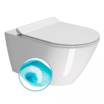 GSI KUBE X SWIRLFLUSH fali WC, 36x55cm941511 - 941511