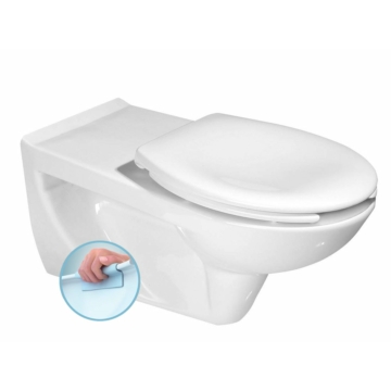 Sapho Senior Fali WC mozgáskorlátozottak, Clean ON, 37x73cm, WC-ülőke nélkül K670-002