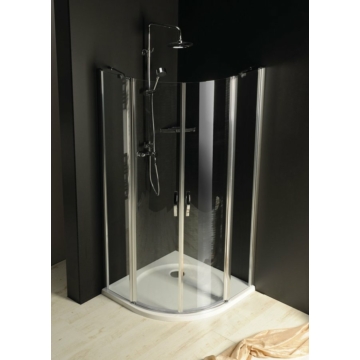 Sapho Gelco One íves zuhanykabin, 800x800mm, transzparent üveg, 6mm, 190 cm magas GO5880