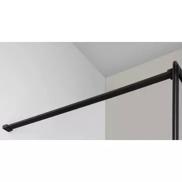 Sapho CURE BLACK 140 cm-es merőleges merevítő, matt fekete CBSB140