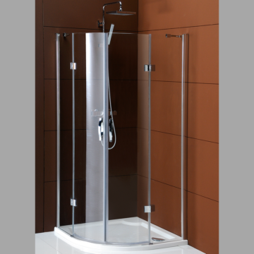 Sapho Gelco Legro kétajtós íves zuhanykabin, 900x900mm, 8mm, 190cm magas GL5590