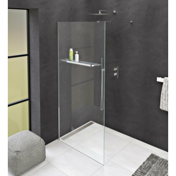 Sapho Polysan Modular Shower Fix zuhanyfal, törölközőtartó lyukakkal, 90 cm MS1-90-D