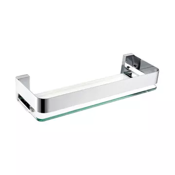 Wellis Capri polc ÜVEG-FÉM 40x7x14,3 cm