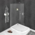 Sapho Polysan Modular Shower Fix íves zuhanyfal, 90,7 cm, R550 MS1-100-C