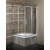 Sapho POLYSAN CARMEN szögletes zuhanyajtó, 80x80x165cm, transzparent üveg