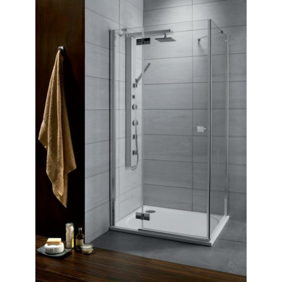 Radaway Almatea KDJ 80x80 cm aszimmetrikus nyílóajtós zuhanykabin 