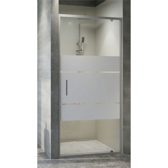 Sanimix Zuhanykabin ajtó állítható szélesség 89-91 cm között 185 cm magas - Zuhanyajtók, zuhanyfalak