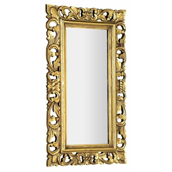 Sapho SAMBLUNG tükör fa kerettel, 40x70cm, arany IN110