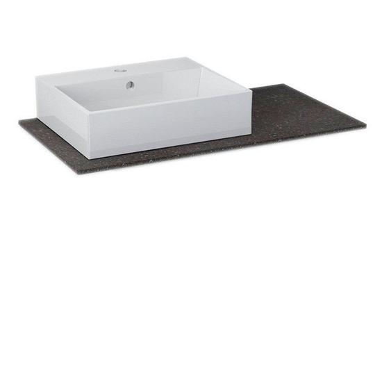 Sapho WAVE Rockstone munkalap 90x48cm PURITY 50cm Washbasin, bal