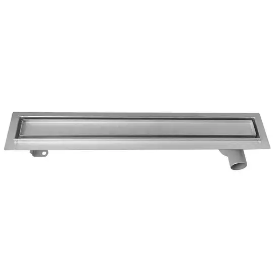 Aqualine PAVINO padlóösszefolyó burkolható rosttal, 86x14cm, inox2710-90 - 2710-90