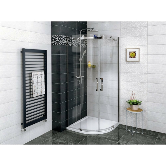 Sapho GELCO DRAGON íves zuhanykabin, 2 ajtós, transzparent üveg, 90x90cm