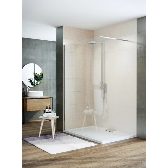 Wasserburg VETRO Walk-in zuhanyfal, 120cm