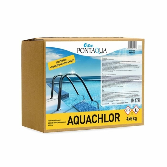 Aquachlor nagy kiszerelésű hipó vegyszeradagolóhoz 4x5 kg