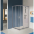 Kép 1/2 - Sanplast KN/TX5b-80x100-S sbW0 szögletes zuhanykabin, tolós, sarokbelépős, 5mm, 190cm magas KN/TX5b-80x100 sbW0