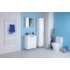 Kép 5/6 - Aqualine Keramia Fresh mosdótartó szekrény, 60,5x74x34cm fehér