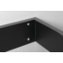 Kép 5/6 - Sapho PULSE konzol törölközőtartóval, jobbos, 75x45cm, matt fekete