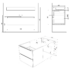 Kép 6/6 - Sapho FILENA mosdótartó szekrény, 95x51,5x43cm, fehér