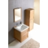 Kép 2/5 - Sapho LARITA mosdótartó szekrény, 2 fiókkal, 56x65x48cm, natúr tölgy