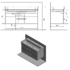 Kép 3/3 - Sapho PURA mosdótartó szekrény, 2 fiókkal, 117x50,5x48,5cm, starmood tölgy
