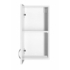 Kép 3/3 - Aqualine Simplex Eco felső szekrény, 30x60x24cm, matt fehér