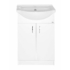 Kép 4/8 - Aqualine Simplex Eco 50 mosdótartó szekrény, mosdóval, 47x83,5x29cm, matt fehér