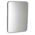 Kép 1/8 - Sapho FLOAT tükör LED világítással, fehér kerettel, lekerekített, 50x70 cm, 22571