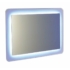 Kép 1/5 - Sapho LORDE tükör fehér üveg kerettel led világítással, húzkapcsolóval 90x60 cm, NL602