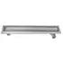 Kép 1/6 - Aqualine PAVINO padlóösszefolyó burkolható rosttal, 76x14cm, inox2710-80 - 2710-80