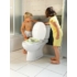 Kép 3/5 - Aqualine JUAN monoblokkos WC, hátsó kifolyású, króm duál gombos öblítőmechanika, WC-ülőke nélkül