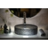 Kép 3/8 - Sapho BEAUTY MARAGUA gravírozott üvegmosdó, átm:402cm, fekete TY214