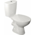 Kép 1/5 - Aqualine JUAN monoblokkos WC, hátsó kifolyású, króm duál gombos öblítőmechanika, WC-ülőke nélkül LC2154