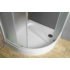 Kép 3/9 - Aqualine Arlen íves zuhanykabin, 90x90x185cm, fehér, BRICK üveg, 4mm, 185 cm magas
