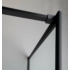 Kép 7/12 - Sapho CURE BLACK 140 cm-es merőleges merevítő, matt fekete CBSB140