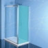 Kép 2/12 - Sapho Polysan Easy Line eltolható zuhanyajtó, 100cm, transzparent üveg