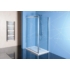 Kép 4/12 - Sapho Polysan Easy Line eltolható zuhanyajtó, 100cm, transzparent üveg