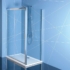 Kép 5/11 - Polysan Easy Line zuhanyajtó (tolóajtó) oldalfallal, 100 x 70 cm, transzparent üveg