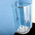 Kép 2/11 - Sapho Polysan Easy Line íves zuhanykabin, 90x90cm, transzparent üveg, 6mm, 190 cm magas