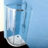 Kép 7/11 - Sapho Polysan Easy Line íves zuhanykabin, 90x90cm, transzparent üveg, 6mm, 190 cm magas