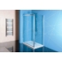 Kép 11/11 - Sapho Polysan Easy Line íves zuhanykabin, 90x90cm, transzparent üveg, 6mm, 190 cm magas